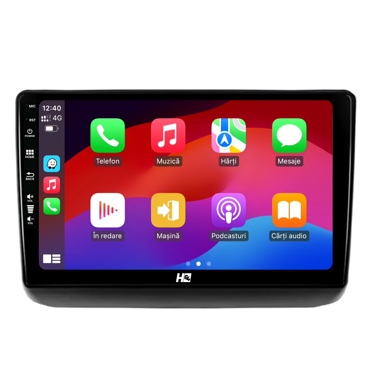 Navigatie HUB64 Jeep Grand Cherokee (2013-2020), 4GB RAM, Android, GPS, Wi-FI, Carplay, Android Auto, USB, Bluetooth, Radio, Waze, Touchscreen, 9 inch