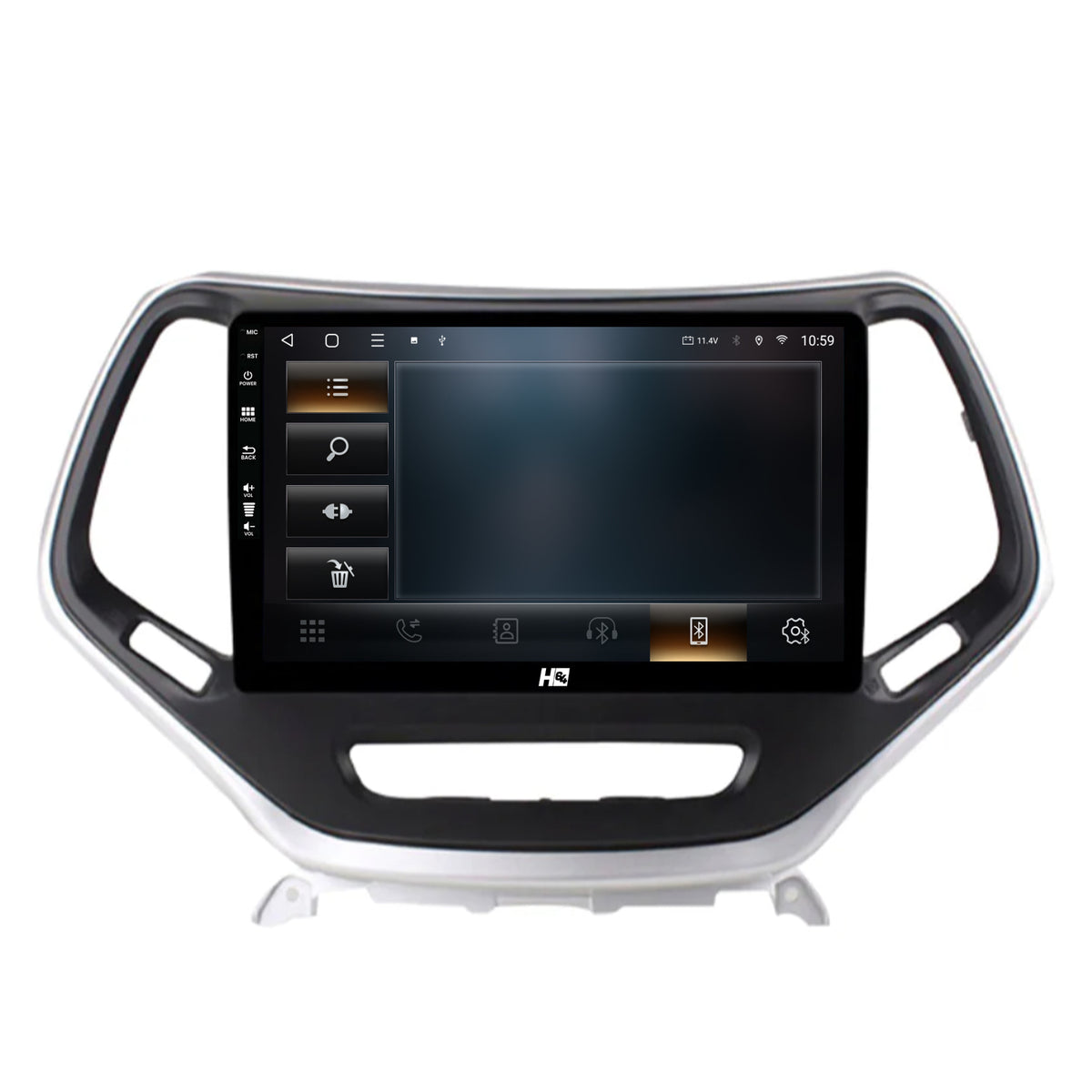 Navigatie HUB64 Jeep Grand Cherokee (2015+), 4GB RAM, Android, GPS, Wi-FI, Carplay, Android Auto, USB, Bluetooth, Radio, Waze, Touchscreen, 10.1 inch
