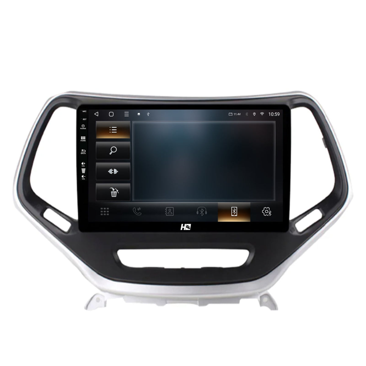 Navigatie HUB64 Jeep Grand Cherokee (2015+), 4GB RAM, Android, GPS, Wi-FI, Carplay, Android Auto, USB, Bluetooth, Radio, Waze, Touchscreen, 10.1 Inch