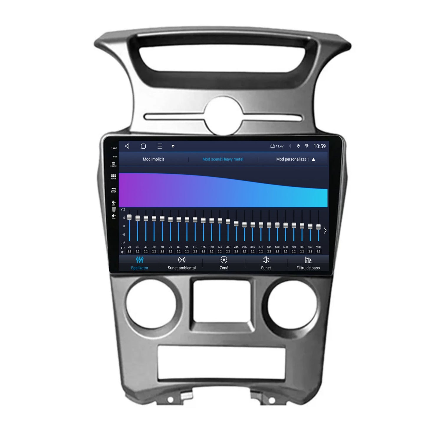 Navigatie HUB64 Kia Carens (2007-2011), 6GB RAM, Android, Octacore, Slot Sim 4G, DSP, GPS, Wi-FI, Carplay, Android Auto, USB, Bluetooth, Waze, Touchscreen, 9 inch
