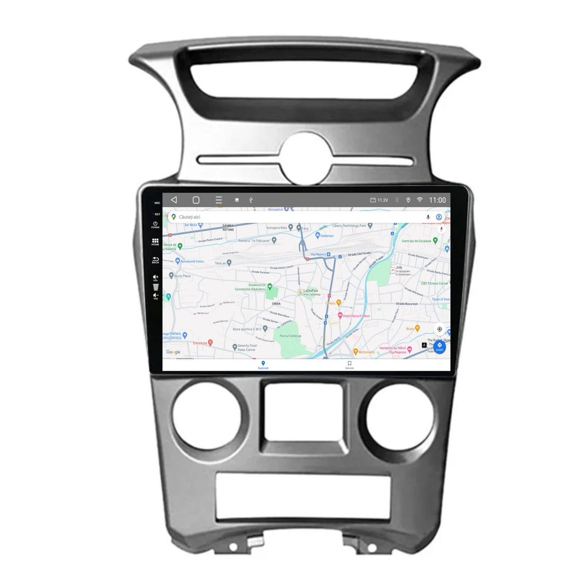 Navigatie HUB64 Kia Carens (2007-2011), 8GB RAM, Android, Octacore, Slot Sim 4G, DSP, GPS, Wi-FI, Carplay, Android Auto, USB, Bluetooth, Waze, Touchscreen, 9 Inch