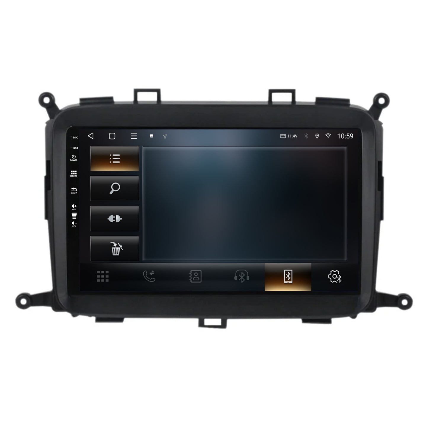 Navigatie HUB64 Kia Carens (2012-2017), 2GB RAM, Android, GPS, Wi-FI, Carplay, Android Auto, USB, Bluetooth, Radio, Waze, Touchscreen, 9 Inch