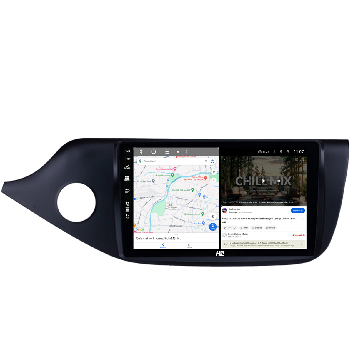 Navigatie HUB64 Kia CEED (2012-2018), 4GB RAM, Android, Quadcore, DSP, GPS, Wi-FI, Carplay, Android Auto, USB, Bluetooth, Waze, Touchscreen, 9 inch
