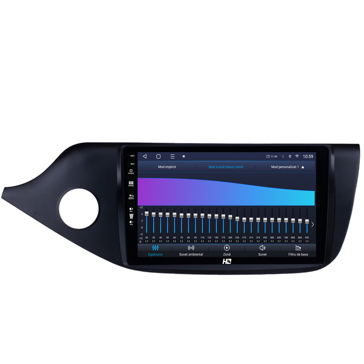Navigatie HUB64 Kia CEED (2012-2018), 4GB RAM, Android, Quadcore, DSP, GPS, Wi-FI, Carplay, Android Auto, USB, Bluetooth, Waze, Touchscreen, 9 inch