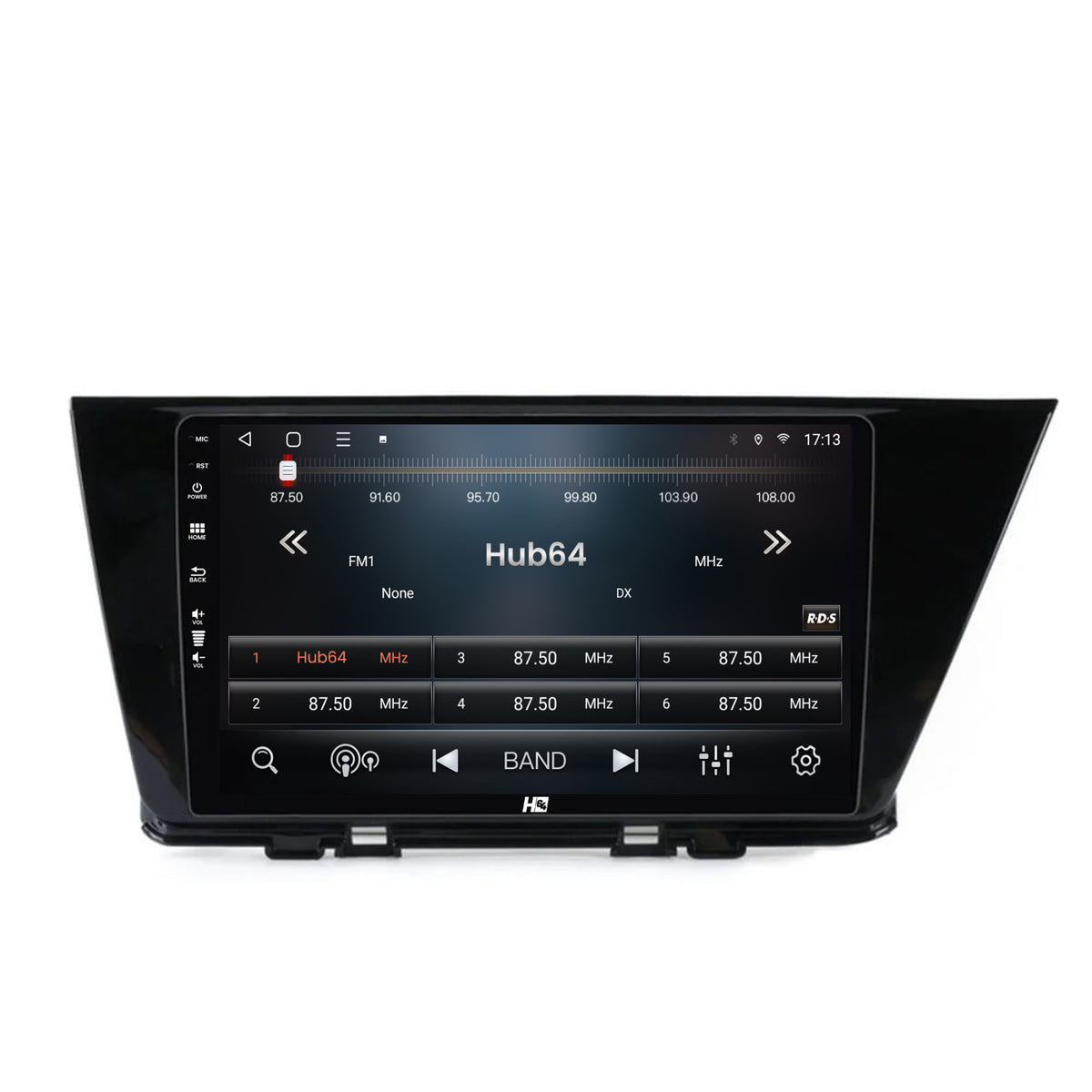 Navigatie HUB64 Kia Niro (2016+), 4GB RAM, Android, Quadcore, DSP, GPS, Wi-FI, Carplay, Android Auto, USB, Bluetooth, Waze, Touchscreen, 9 inch