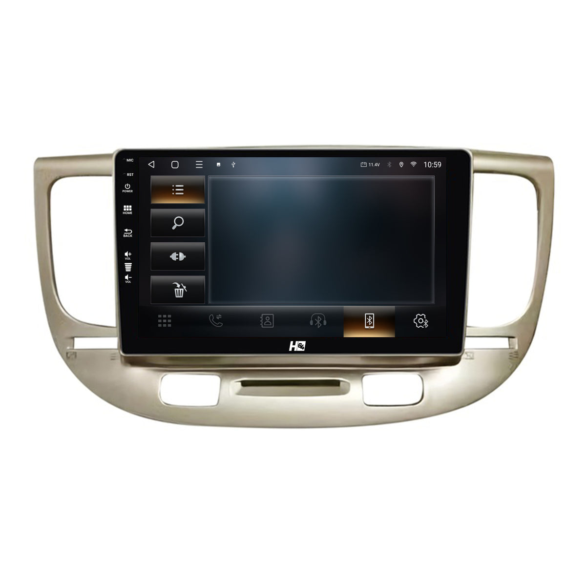 Navigatie HUB64 Kia Rio (2005-2011), 4GB RAM, Android, Quadcore, DSP, GPS, Wi-FI, Carplay, Android Auto, USB, Bluetooth, Waze, Touchscreen, 9 Inch