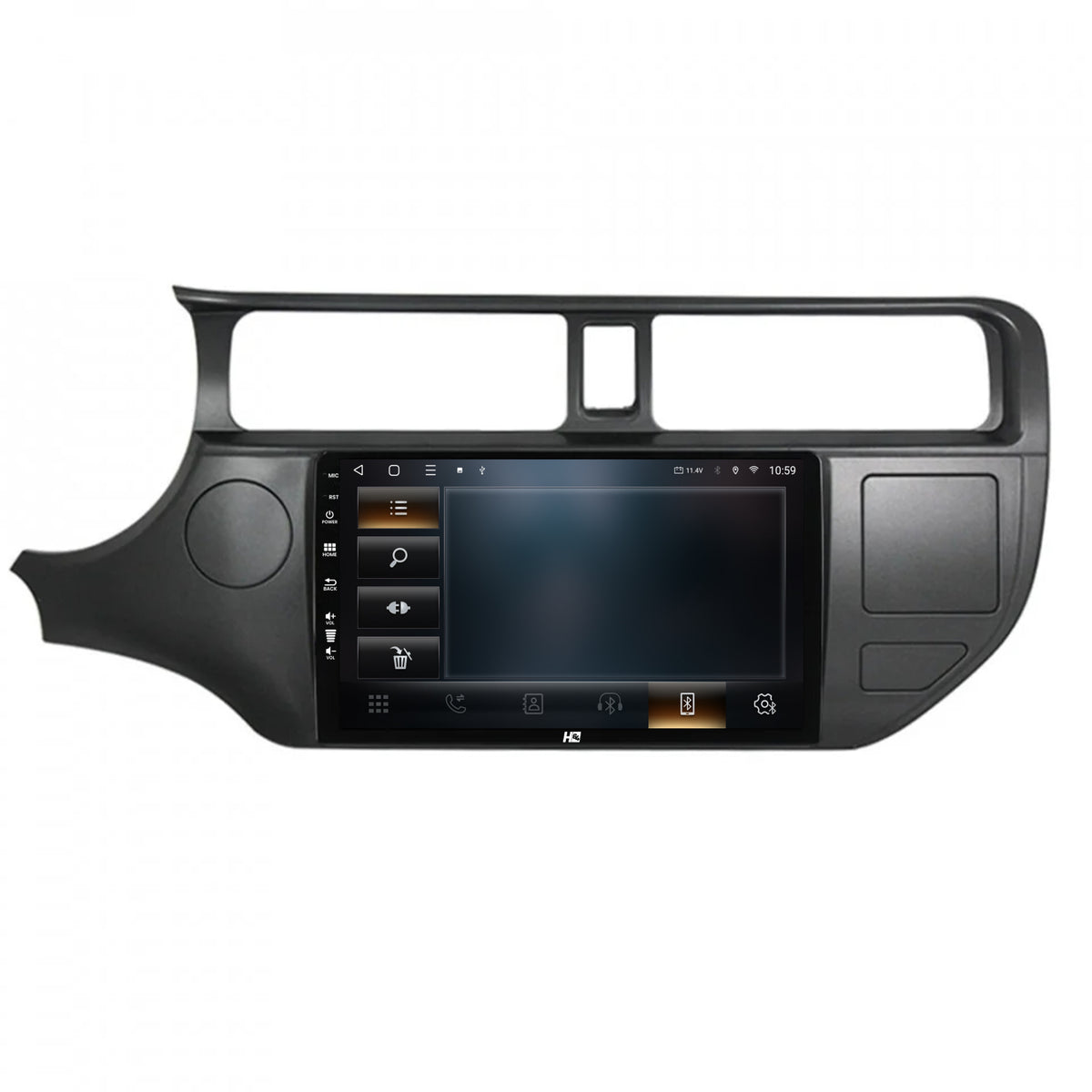 Navigatie HUB64 Kia Rio (2011-2014), 4GB RAM, Android, Quadcore, DSP, GPS, Wi-FI, Carplay, Android Auto, USB, Bluetooth, Waze, Touchscreen, 9 Inch