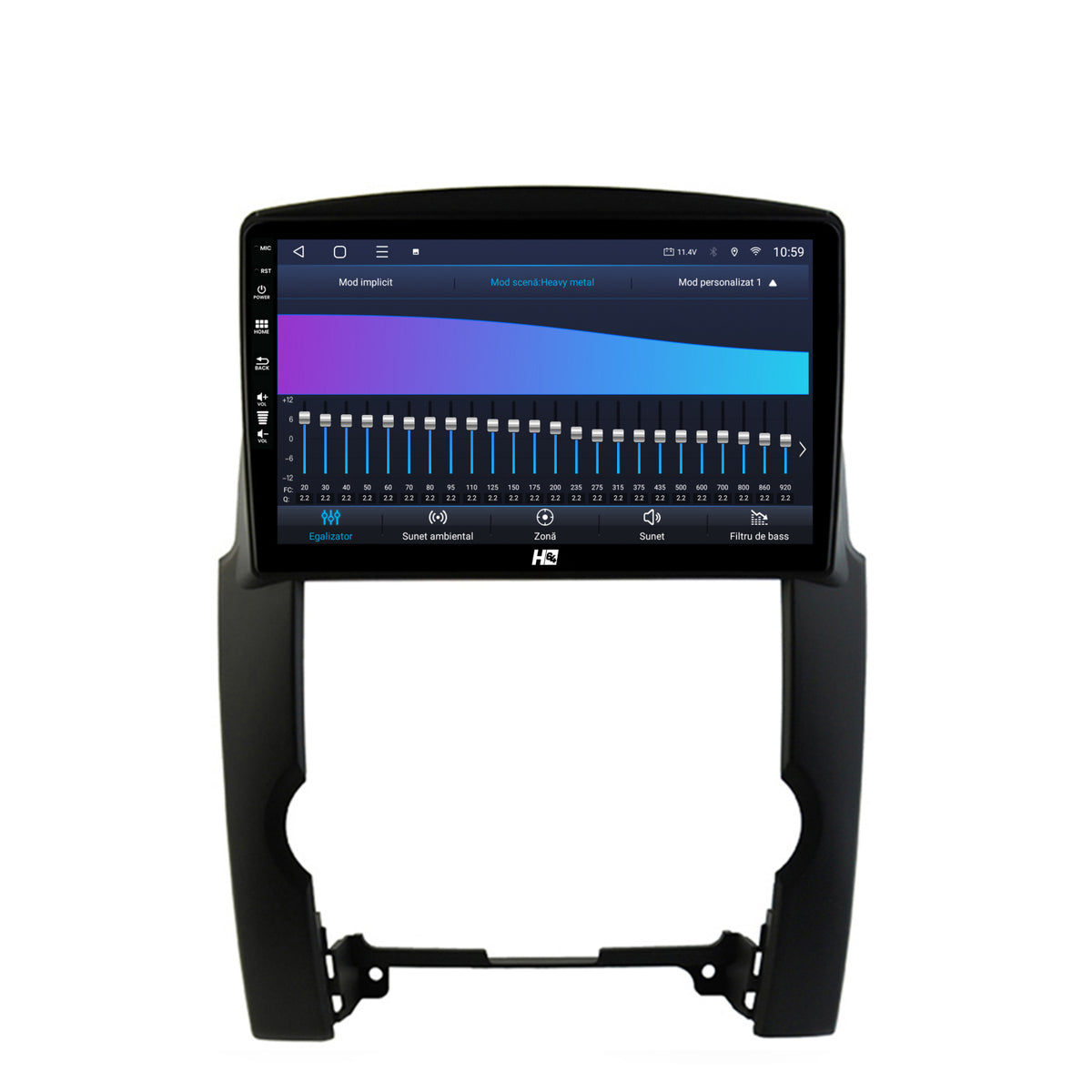 Navigatie HUB64 Kia Sorento (2009-2013), 4GB RAM, Android, Octacore, Slot Sim 4G, DSP, GPS, Wi-FI, Carplay, Android Auto, USB, Bluetooth, Waze, Touchscreen, 10.1 Inch