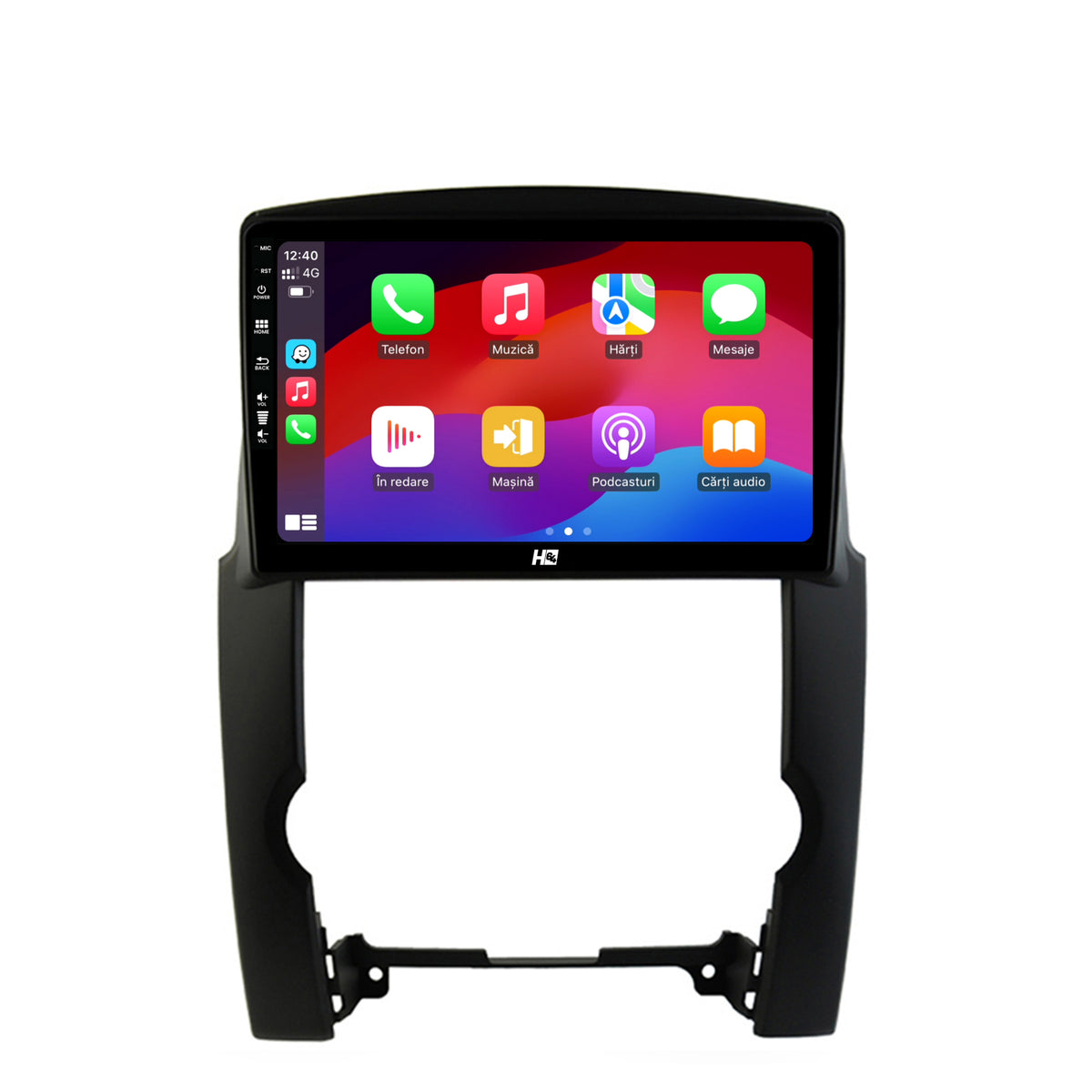 Navigatie HUB64 Kia Sorento (2009-2013), 6GB RAM, Android, Octacore, Slot Sim 4G, DSP, GPS, Wi-FI, Carplay, Android Auto, USB, Bluetooth, Waze, Touchscreen, 10.1 Inch