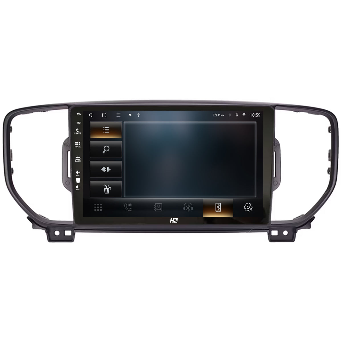 Navigatie HUB64 Kia Sportage (2016-2018), 2GB RAM, Android, GPS, Wi-FI, Carplay, Android Auto, USB, Bluetooth, Radio, Waze, Touchscreen, 9 Inch