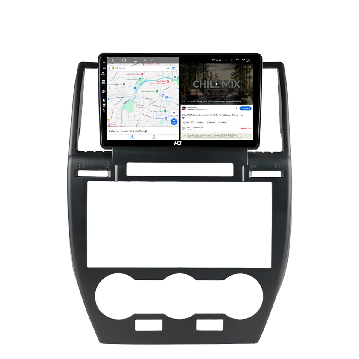 Navigatie HUB64 Land Rover Freelander 2 (2006-2012), 6GB RAM, Android, Octacore, Slot Sim 4G, DSP, GPS, Wi-FI, Carplay, Android Auto, USB, Bluetooth, Waze, Touchscreen, 9 Inch
