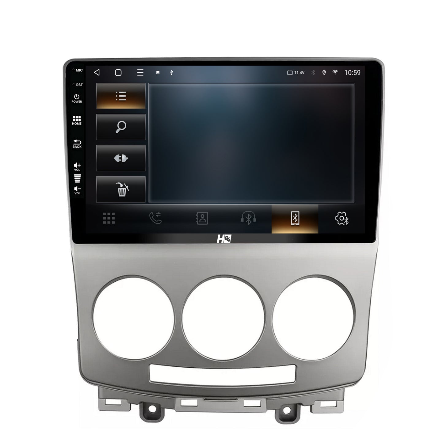 Navigatie HUB64 Mazda 5 (2005-2010), 2GB RAM, Android, GPS, Wi-FI, Carplay, Android Auto, USB, Bluetooth, Radio, Waze, Touchscreen, 9 inch