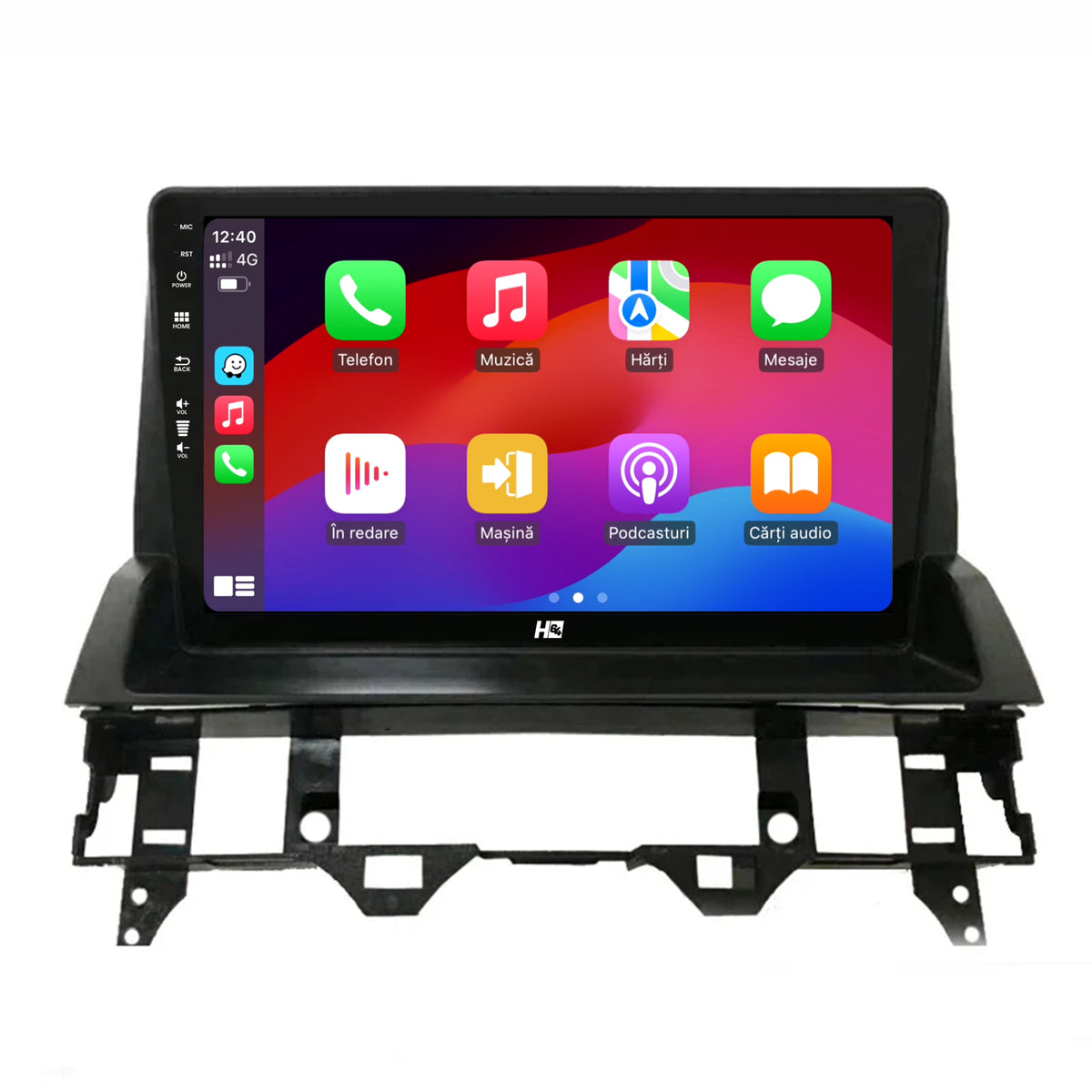 Navigatie HUB64 Mazda 6 (2002-2008), 8GB RAM, Android, Octacore, Slot Sim 4G, DSP, GPS, Wi-FI, Carplay, Android Auto, USB, Bluetooth, Waze, Touchscreen, 10 Inch