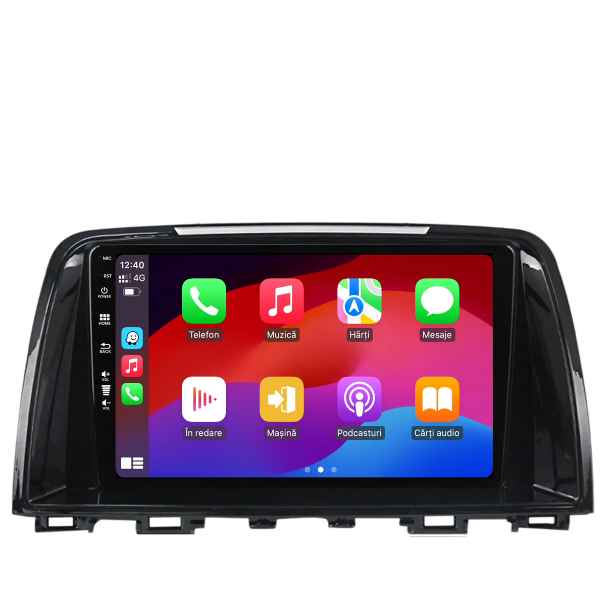 Navigatie HUB64 Mazda 6 (2013-2015), 4GB RAM, Android, Quadcore, DSP, GPS, Wi-FI, Carplay, Android Auto, USB, Bluetooth, Waze, Touchscreen, 9 inch