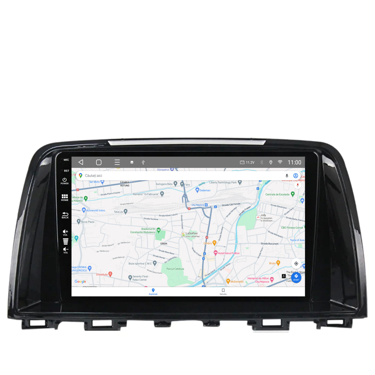 Navigatie HUB64 Mazda 6 (2013-2015), 4GB RAM, Android, Quadcore, DSP, GPS, Wi-FI, Carplay, Android Auto, USB, Bluetooth, Waze, Touchscreen, 9 inch