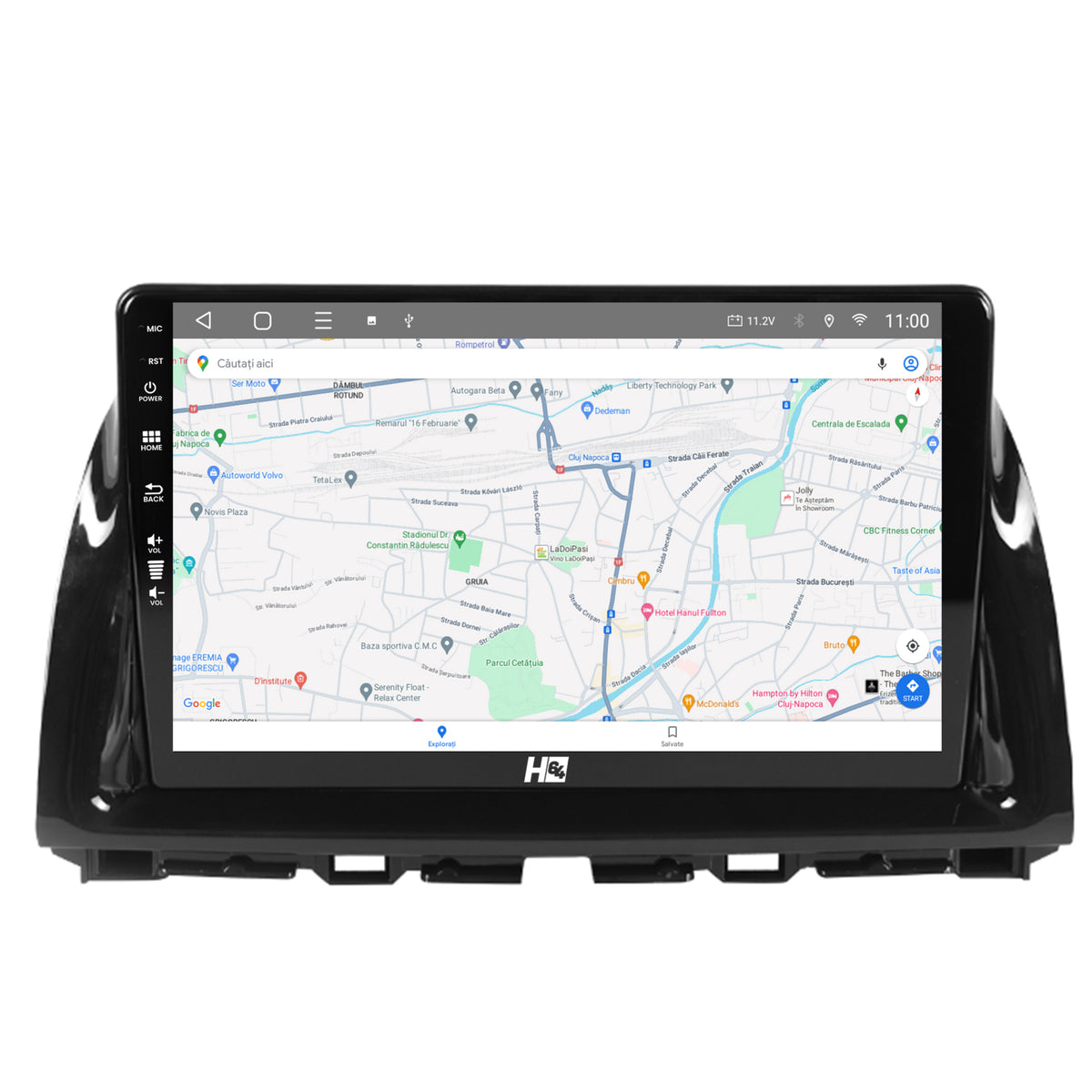 Navigatie HUB64 Mazda CX-5 (2012-2015), 4GB RAM, Android, Quadcore, DSP, GPS, Wi-FI, Carplay, Android Auto, USB, Bluetooth, Waze, Touchscreen, 10.1 inch