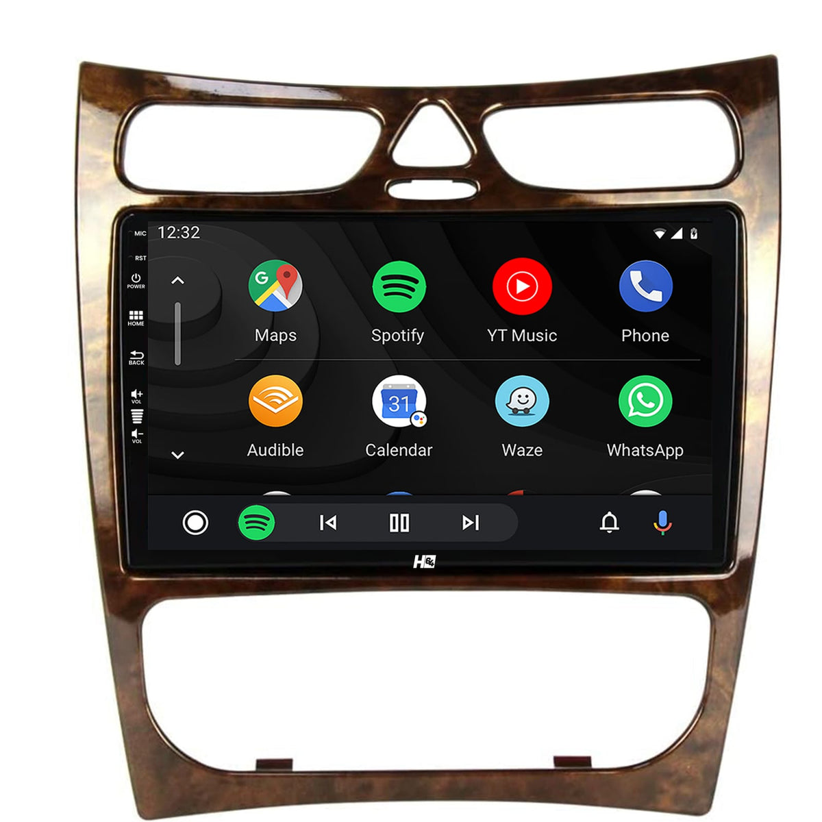 Navigatie HUB64 Benz CLK (W209) (2000-2005), 4GB RAM, Android, Quadcore, DSP, GPS, Wi-FI, Carplay, Android Auto, USB, Bluetooth, Waze, Touchscreen, 9 inch
