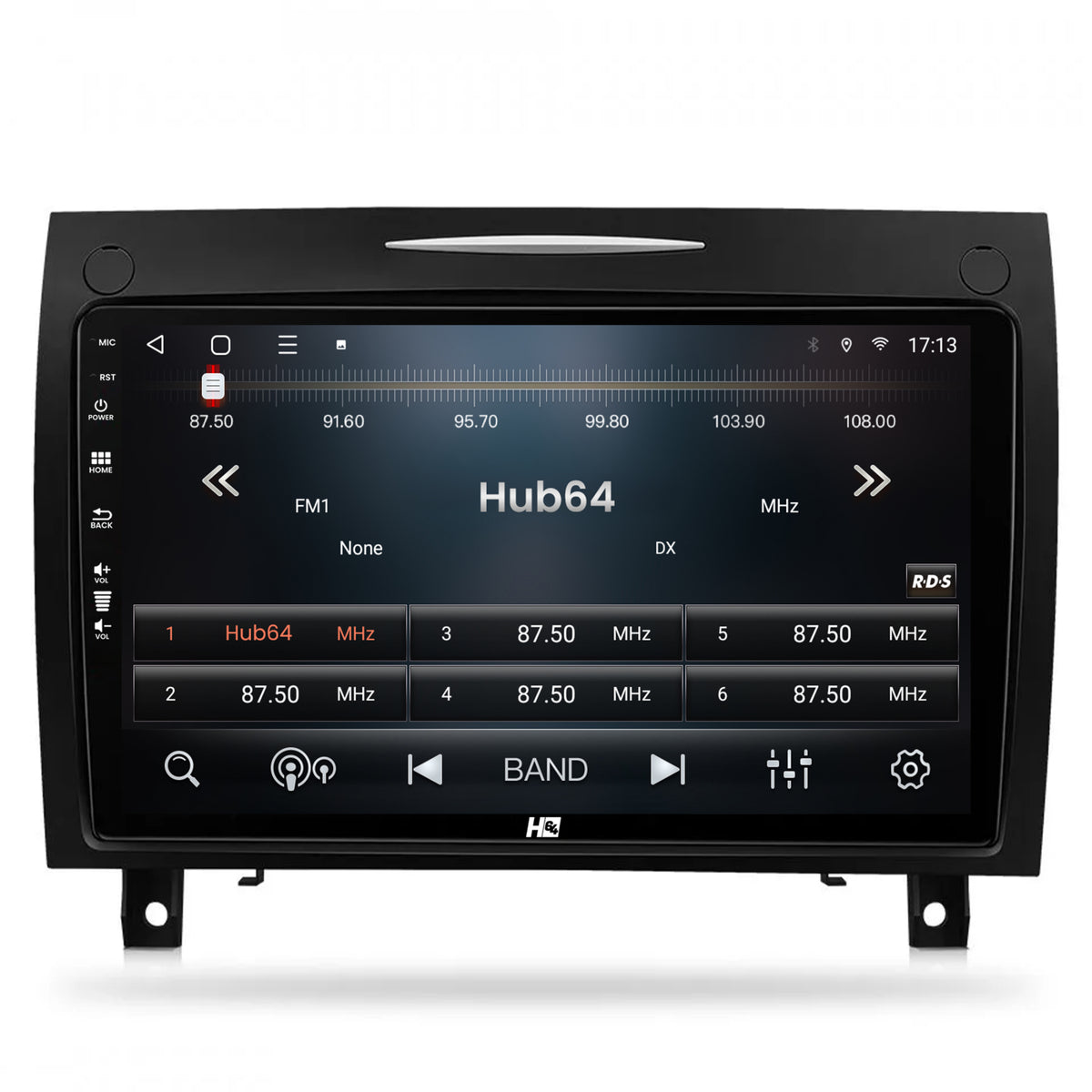 Navigatie HUB64 Mercedes Benz SLK (2006-2010), 8GB RAM, Android, Octacore, Slot Sim 4G, DSP, GPS, Wi-FI, Carplay, Android Auto, USB, Bluetooth, Waze, Touchscreen, 9 Inch