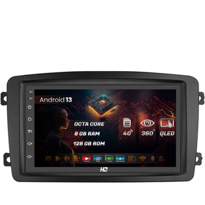Navigatie HUB64 Mercedes Benz C-Class W203 / Vito / Viano / CLK, Android, octacore / 4GB RAM + 64GB ROM, 7 Inch