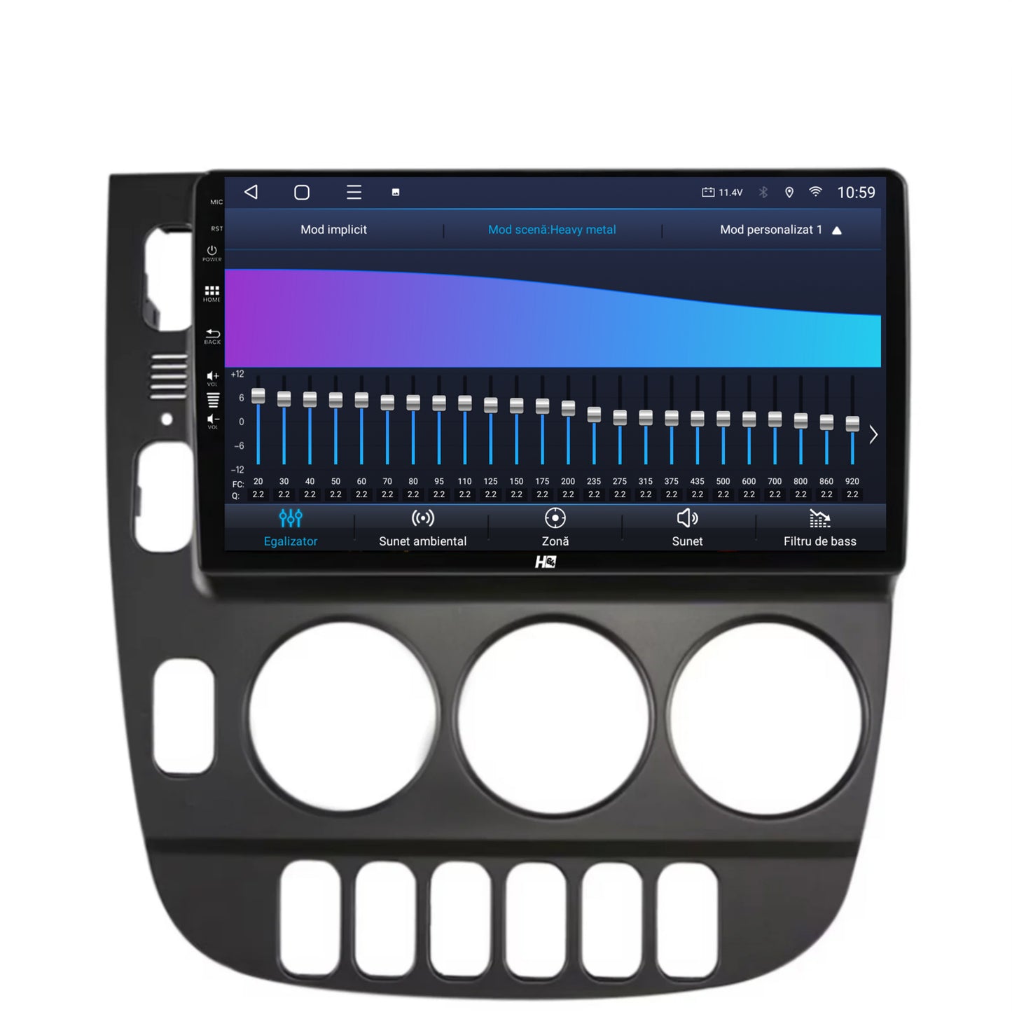 Navigatie HUB64 Mercedes Benz ML W163 (1998-2005), 6GB RAM, Android, Octacore, Slot Sim 4G, DSP, GPS, Wi-FI, Carplay, Android Auto, USB, Bluetooth, Waze, Touchscreen, 9 Inch