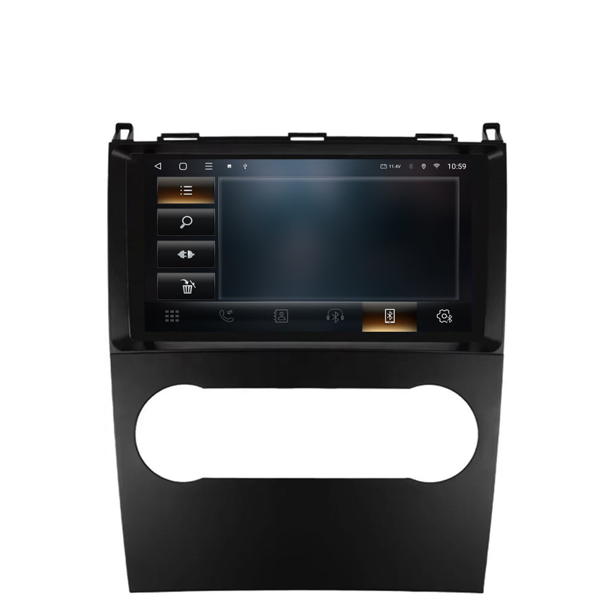 Navigatie HUB64 Mercedes Benz A/B Class (2004-2011), 8GB RAM, Android, Octacore, Slot Sim 4G, DSP, GPS, Wi-FI, Carplay, Android Auto, USB, Bluetooth, Waze, Touchscreen, 9 Inch