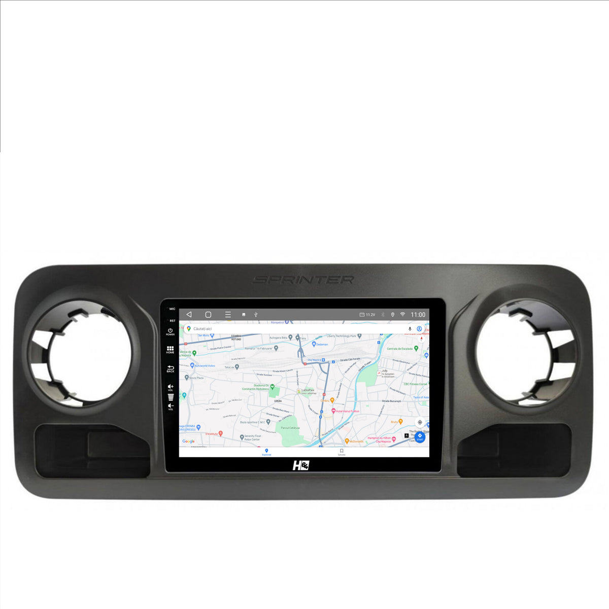 Navigatie HUB64 Mercedes Benz Sprinter (2018+), 8GB RAM, Android, Octacore, Slot Sim 4G, DSP, GPS, Wi-FI, Carplay, Android Auto, USB, Bluetooth, Waze, Touchscreen, 10.1 Inch