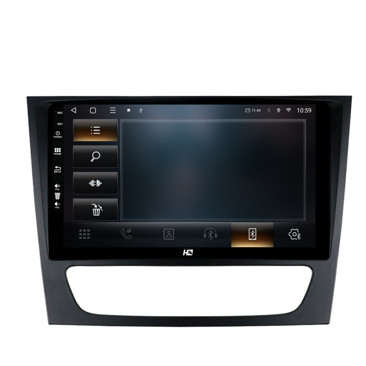 Navigatie HUB64 Mercedes Benz W211/CLS, 2GB RAM, Android, GPS, Wi-FI, Carplay, Android Auto, USB, Bluetooth, Radio, Waze, Touchscreen, 9 inch