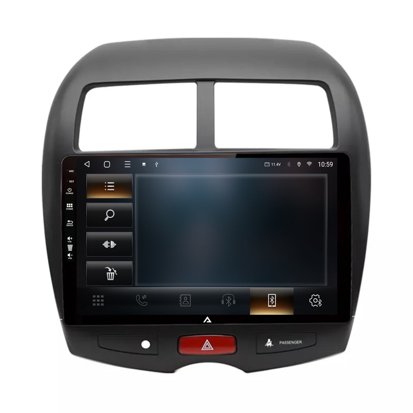 Navigatie HUB64 Mitsubishi ASX / Peugeot 4008 (2010-2018), 6GB RAM, Android, Octacore, Slot Sim 4G, DSP, GPS, Wi-FI, Carplay, Android Auto, USB, Bluetooth, Waze, Touchscreen, 10.1 Inch