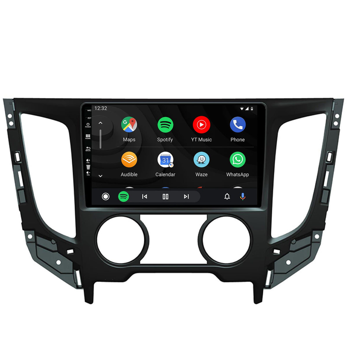 Navigatie HUB64 Mitsubishi L200 (2014-2020), 8GB RAM, Android, Octacore, Slot Sim 4G, DSP, GPS, Wi-FI, Carplay, Android Auto, USB, Bluetooth, Waze, Touchscreen, 9 Inch