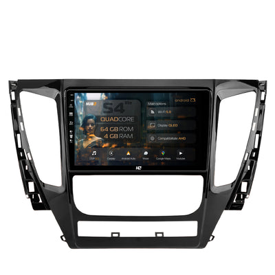 Navigatie HUB64 Mitsubishi Pajero (2016-2018), 4GB RAM, Android, Quadcore, DSP, GPS, Wi-FI, Carplay, Android Auto, USB, Bluetooth, Waze, Touchscreen, 9 inch