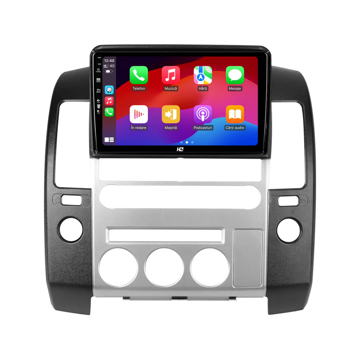 Navigatie HUB64 Nissan Pathfinder-Navara (2005-2014), 2GB RAM, Android, GPS, Wi-FI, Carplay, Android Auto, USB, Bluetooth, Radio, Waze, Touchscreen, 9 inch