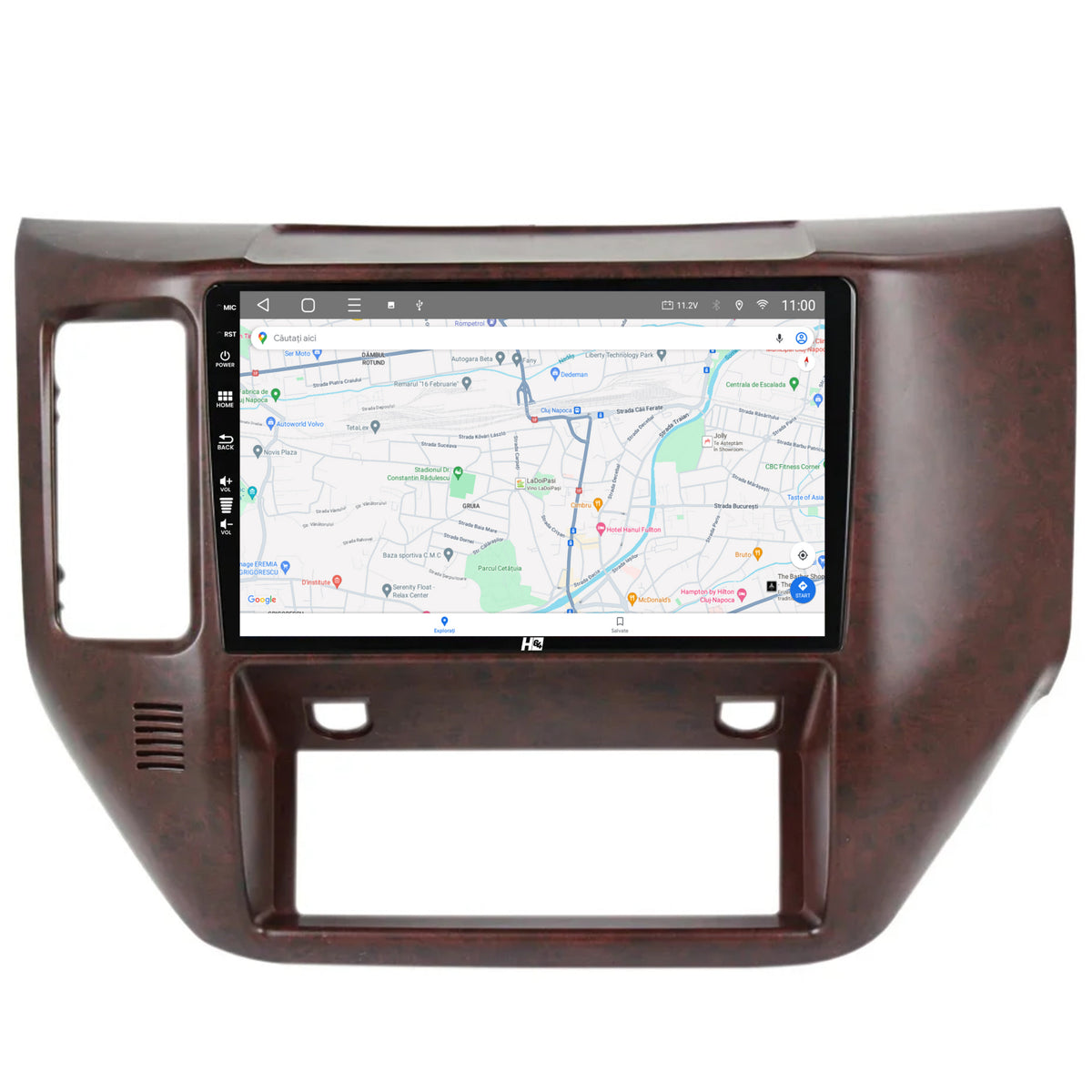 Navigatie HUB64 Nissan Patrol (2004-2012), 2GB RAM, Android, GPS, Wi-FI, Carplay, Android Auto, USB, Bluetooth, Radio, Waze, Touchscreen, 9'' inch