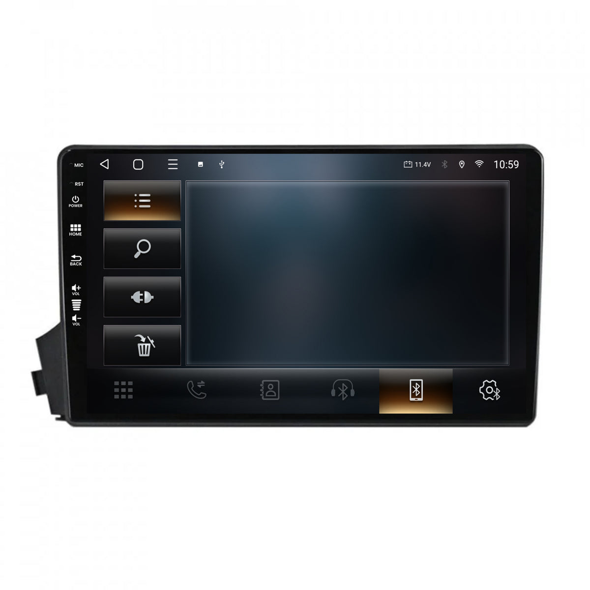 Navigatie HUB64 Ssangyong Actyon-Kyron (2005-2011), 8GB RAM, Android, Octacore, Slot Sim 4G, DSP, GPS, Wi-FI, Carplay, Android Auto, USB, Bluetooth, Waze, Touchscreen, 9 Inch