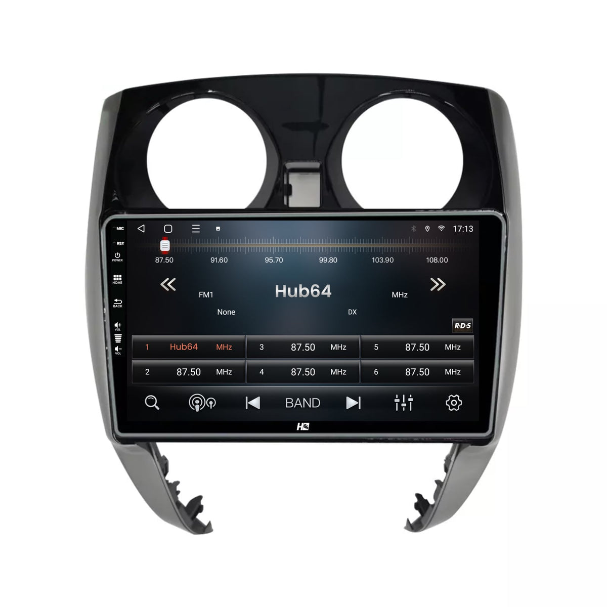 Navigatie HUB64 Nissan Note (2012-2019), 8GB RAM, Android, Octacore, Slot Sim 4G, DSP, GPS, Wi-FI, Carplay, Android Auto, USB, Bluetooth, Waze, Touchscreen, 9'' Inch