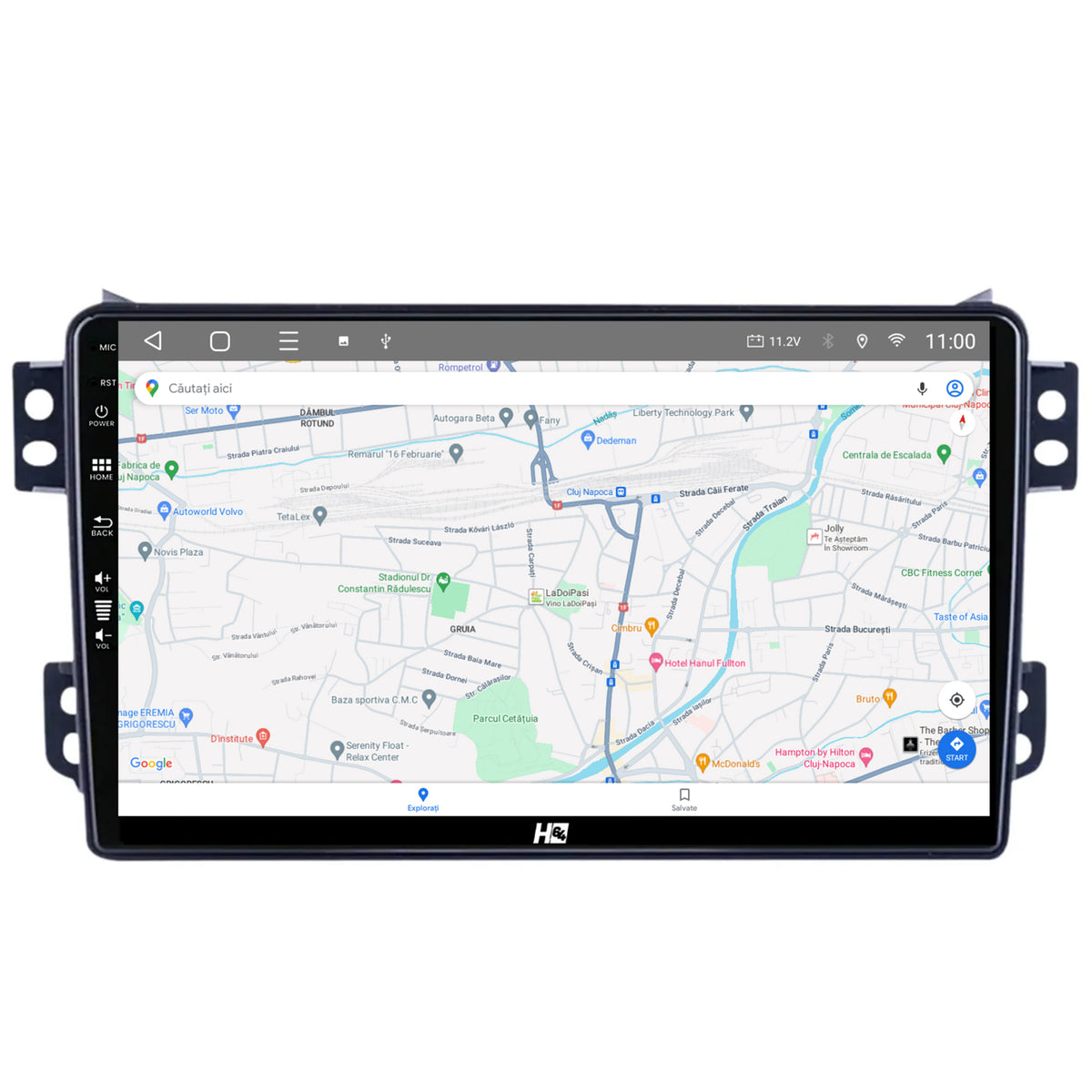 Navigatie HUB64 Opel Agila / Suzuki Splash (2007-2014), 8GB RAM, Android, Octacore, Slot Sim 4G, DSP, GPS, Wi-FI, Carplay, Android Auto, USB, Bluetooth, Waze, Touchscreen, 9 Inch