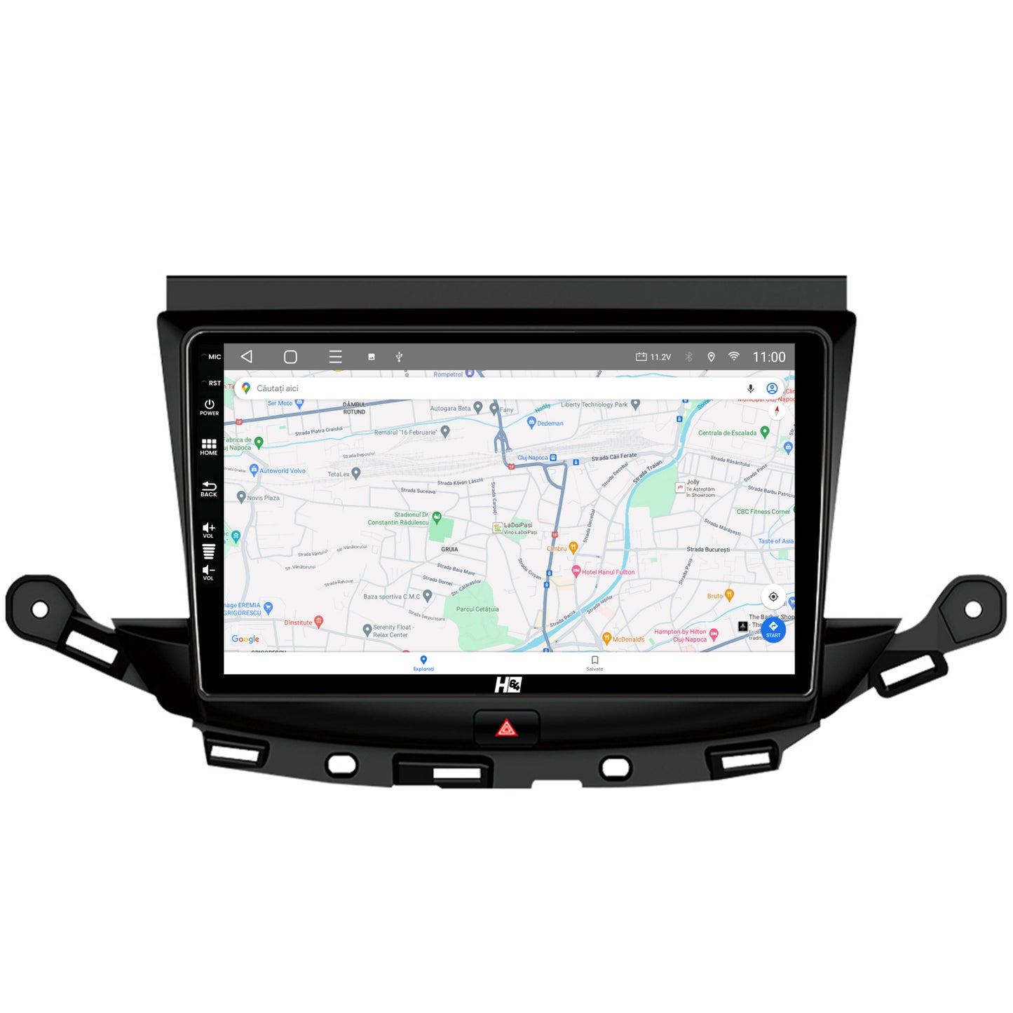 Navigatie HUB64 Opel Astra K, 8GB RAM, Android, Octacore, Slot Sim 4G, DSP, GPS, Wi-FI, Carplay, Android Auto, USB, Bluetooth, Waze, Touchscreen, 9 Inch