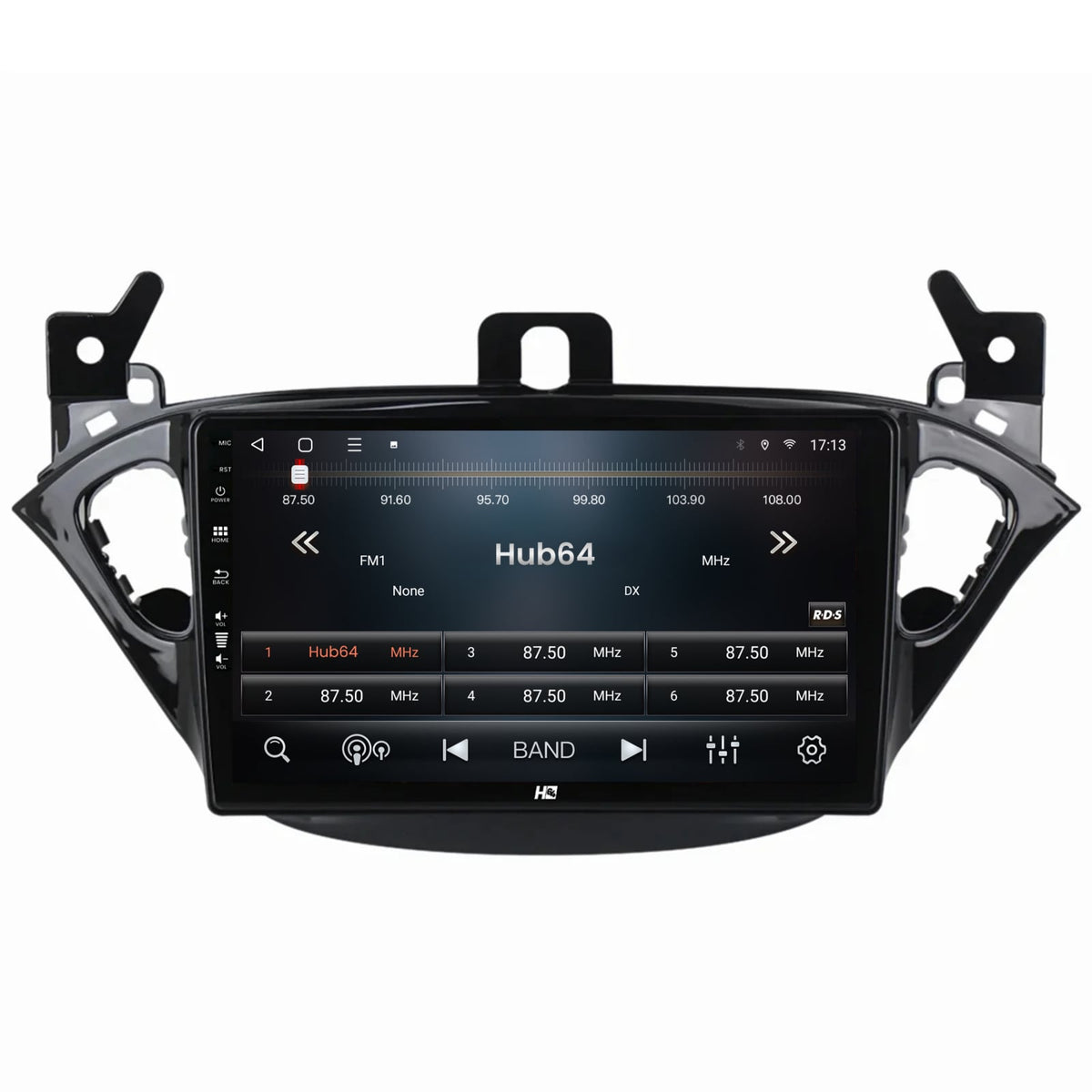 Navigatie HUB64 Opel Corsa E / Adam (2013-2019), 4GB RAM, Android, Quadcore, DSP, GPS, Wi-FI, Carplay, Android Auto, USB, Bluetooth, Waze, Touchscreen, 9 inch