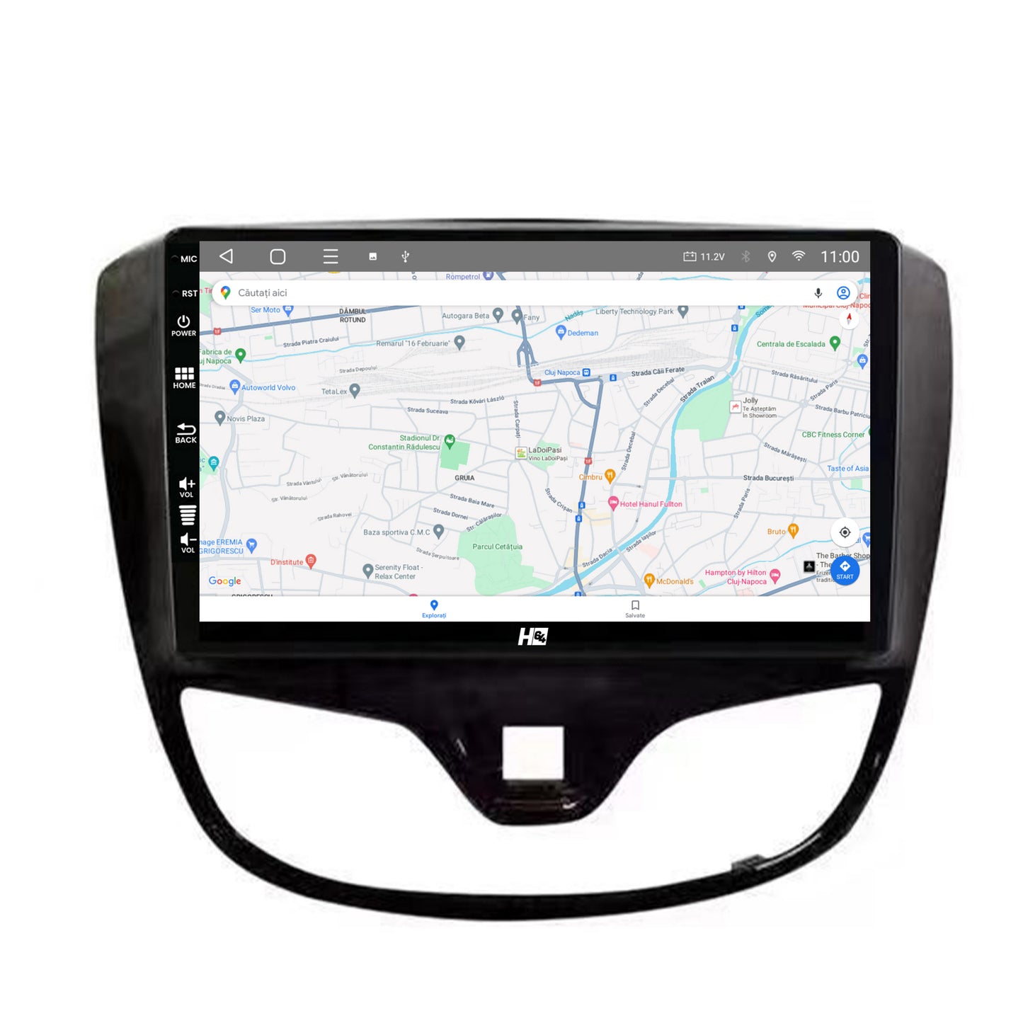 Navigatie HUB64 Opel Karl (2015-2019), 8GB RAM, Android, Octacore, Slot Sim 4G, DSP, GPS, Wi-FI, Carplay, Android Auto, USB, Bluetooth, Waze, Touchscreen, 9 Inch