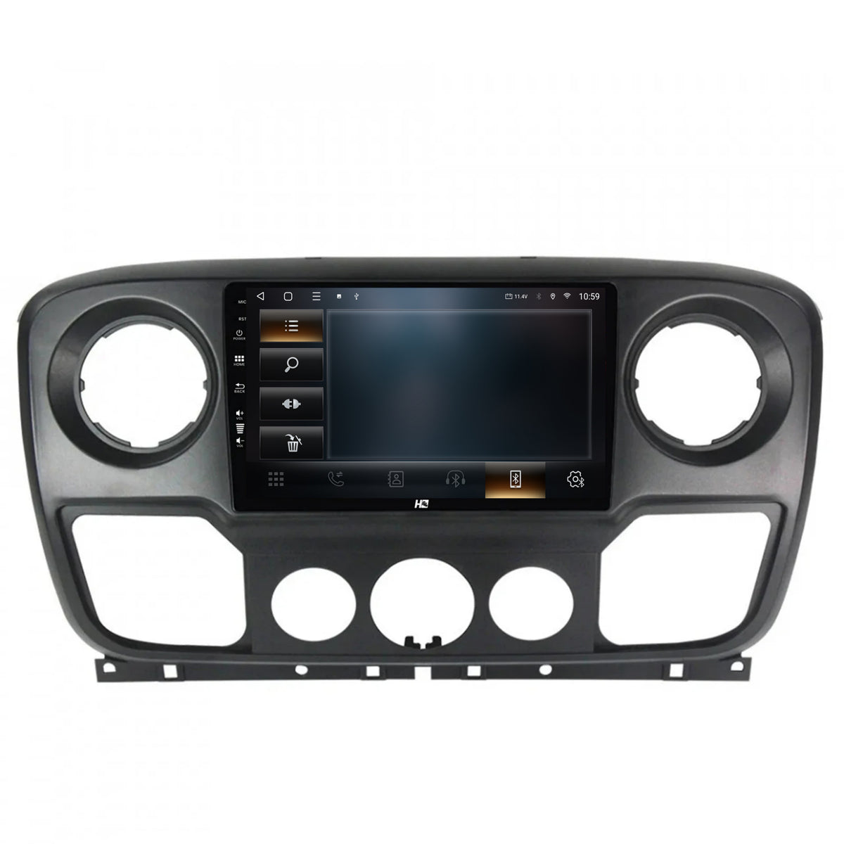Navigatie HUB64 Opel Movano / Renault Master / Nissan NV400 (2011-2019), 4GB RAM, Android, Quadcore, DSP, GPS, Wi-FI, Carplay, Android Auto, USB, Bluetooth, Waze, Touchscreen, 10.1 Inch