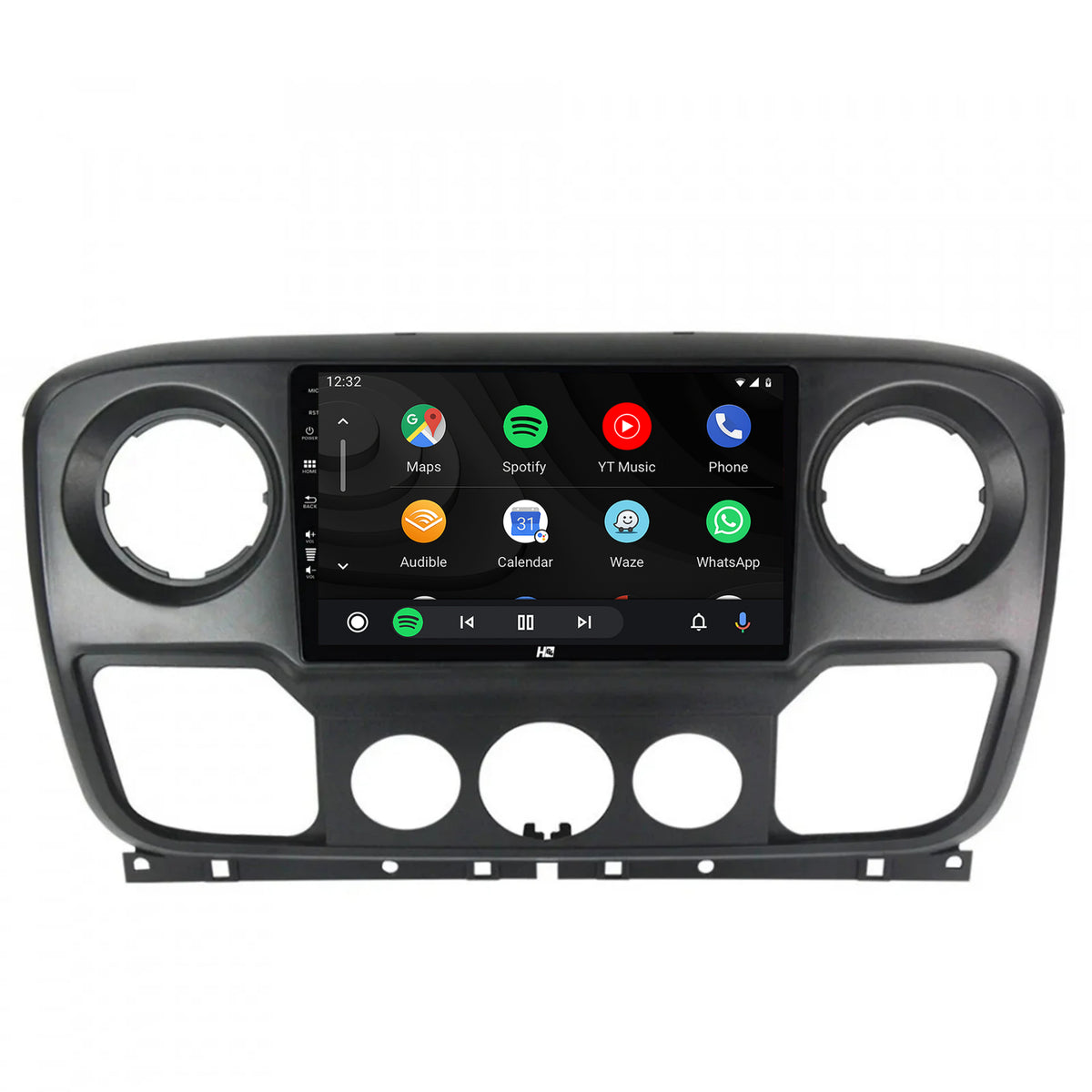 Navigatie HUB64 Opel Movano / Renault Master / Nissan NV400 (2011-2019), 4GB RAM, Android, Quadcore, DSP, GPS, Wi-FI, Carplay, Android Auto, USB, Bluetooth, Waze, Touchscreen, 10.1 Inch