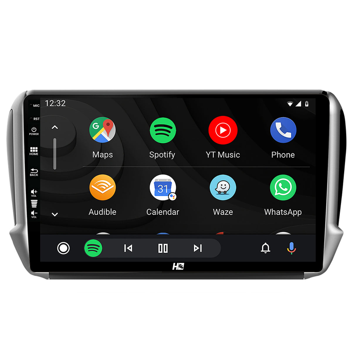 Navigatie HUB64 Peugeot 208/2008 (2012+), 2GB RAM, Android, GPS, Wi-FI, Carplay, Android Auto, USB, Bluetooth, Radio, Waze, Touchscreen, 10.1 inch
