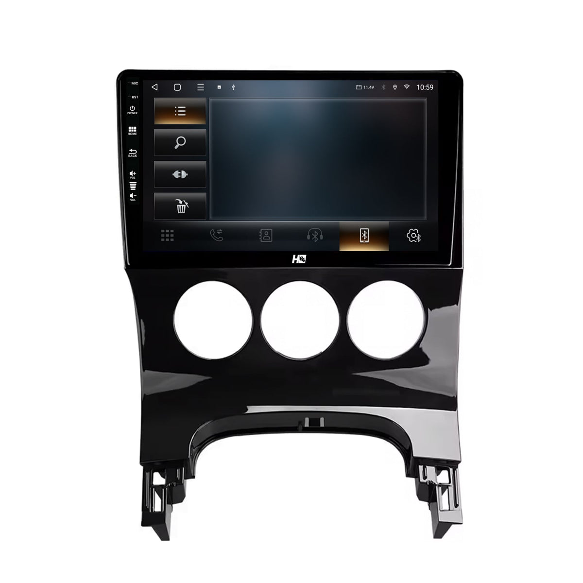 Navigatie HUB64 Peugeot 3008/5008, 4GB RAM, Android, Octacore, Slot Sim 4G, DSP, GPS, Wi-FI, Carplay, Android Auto, USB, Bluetooth, Waze, Touchscreen, 9 inch