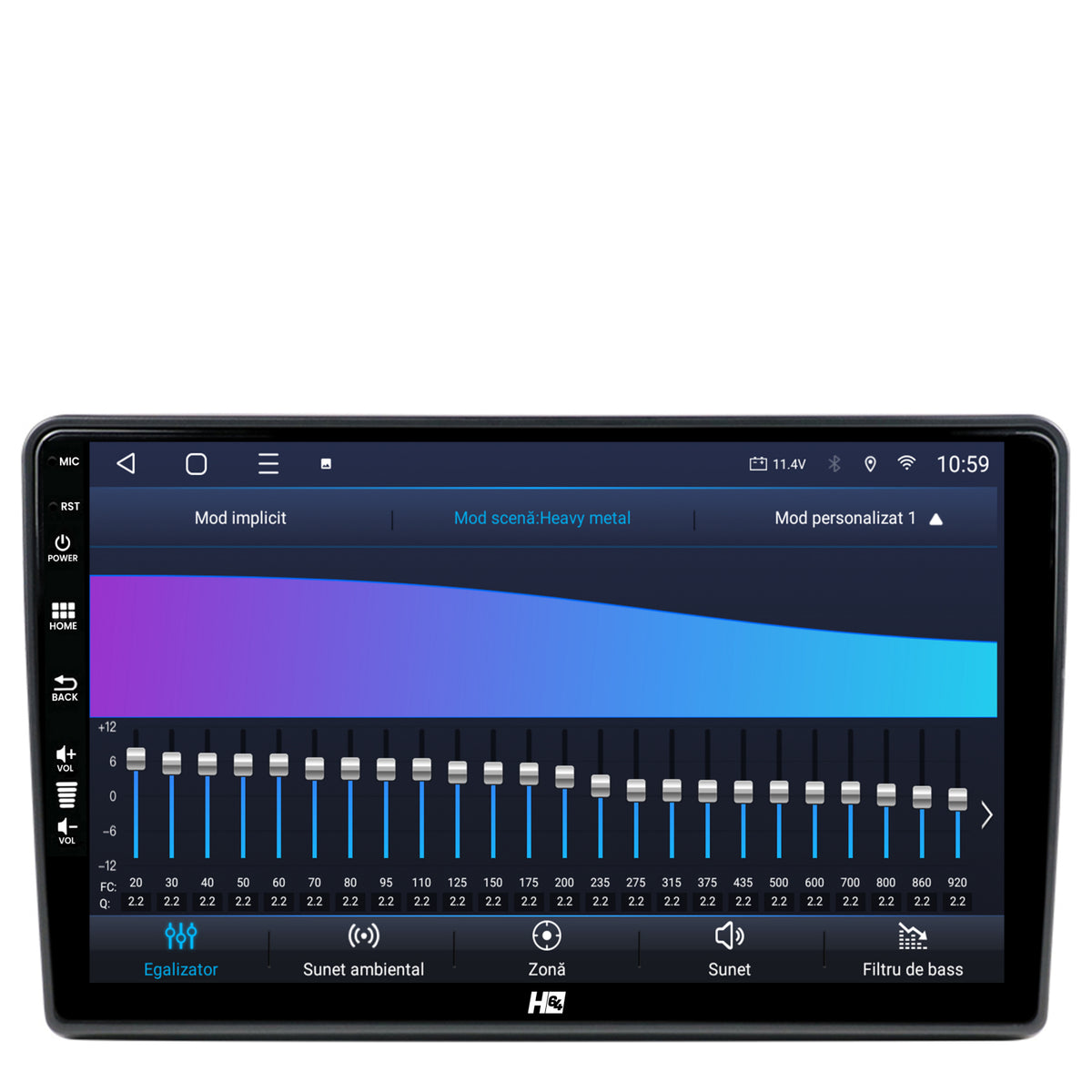 Navigatie HUB64 Peugeot 308 (2012-2017), 6GB RAM, Android, Octacore, Slot Sim 4G, DSP, GPS, Wi-FI, Carplay, Android Auto, USB, Bluetooth, Waze, Touchscreen, 9 Inch