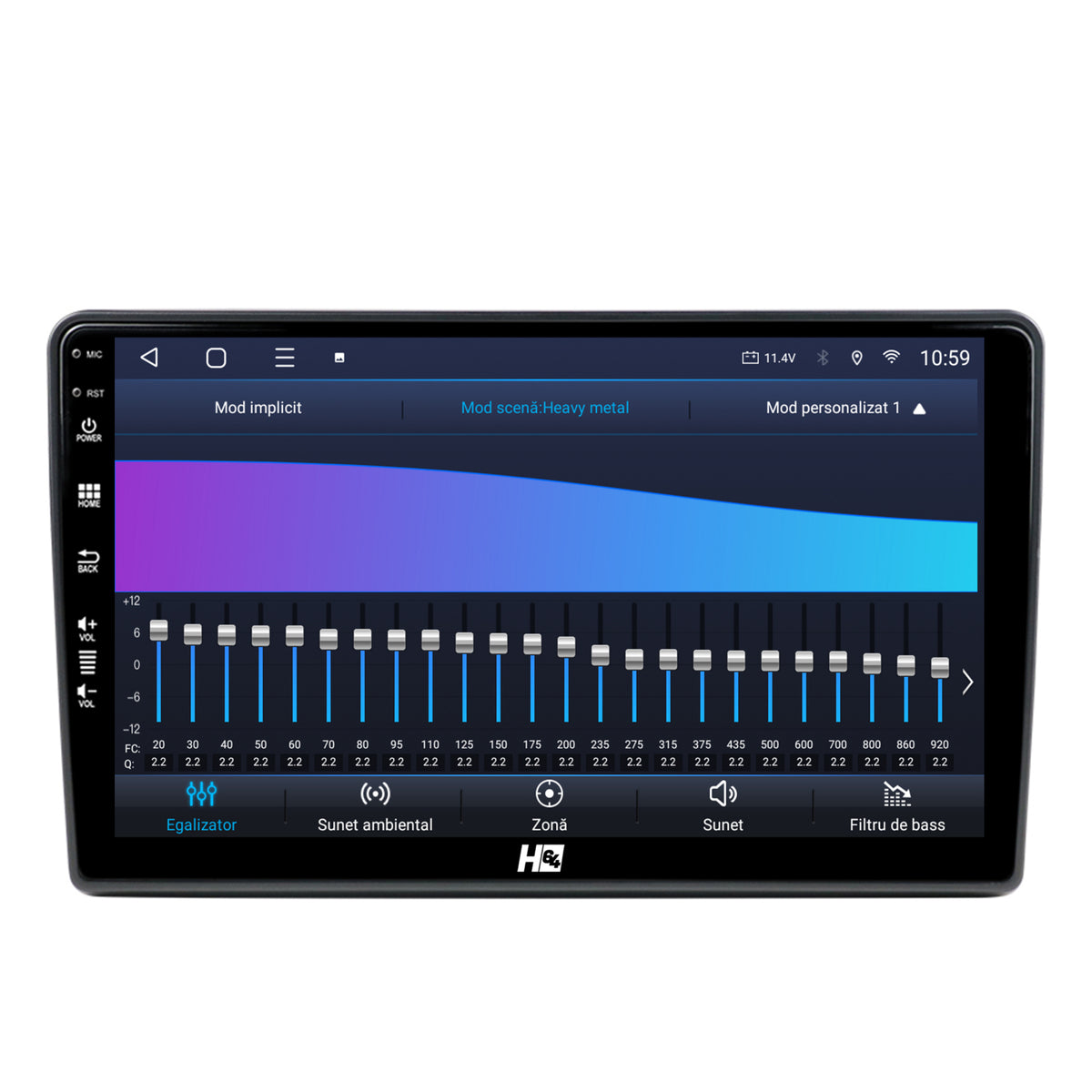 Navigatie HUB64 Peugeot 308 (2012-2017), 8GB RAM, Android, Octacore, Slot Sim 4G, DSP, GPS, Wi-FI, Carplay, Android Auto, USB, Bluetooth, Waze, Touchscreen, 9 Inch