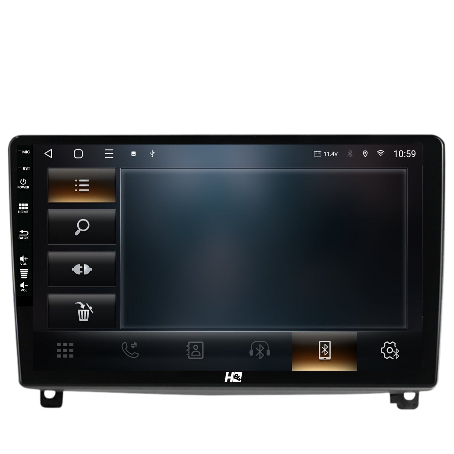 Navigatie HUB64 Peugeot 407 (2004-2011), 4GB RAM, Android, Quadcore, DSP, GPS, Wi-FI, Carplay, Android Auto, USB, Bluetooth, Waze, Touchscreen, 9 inch