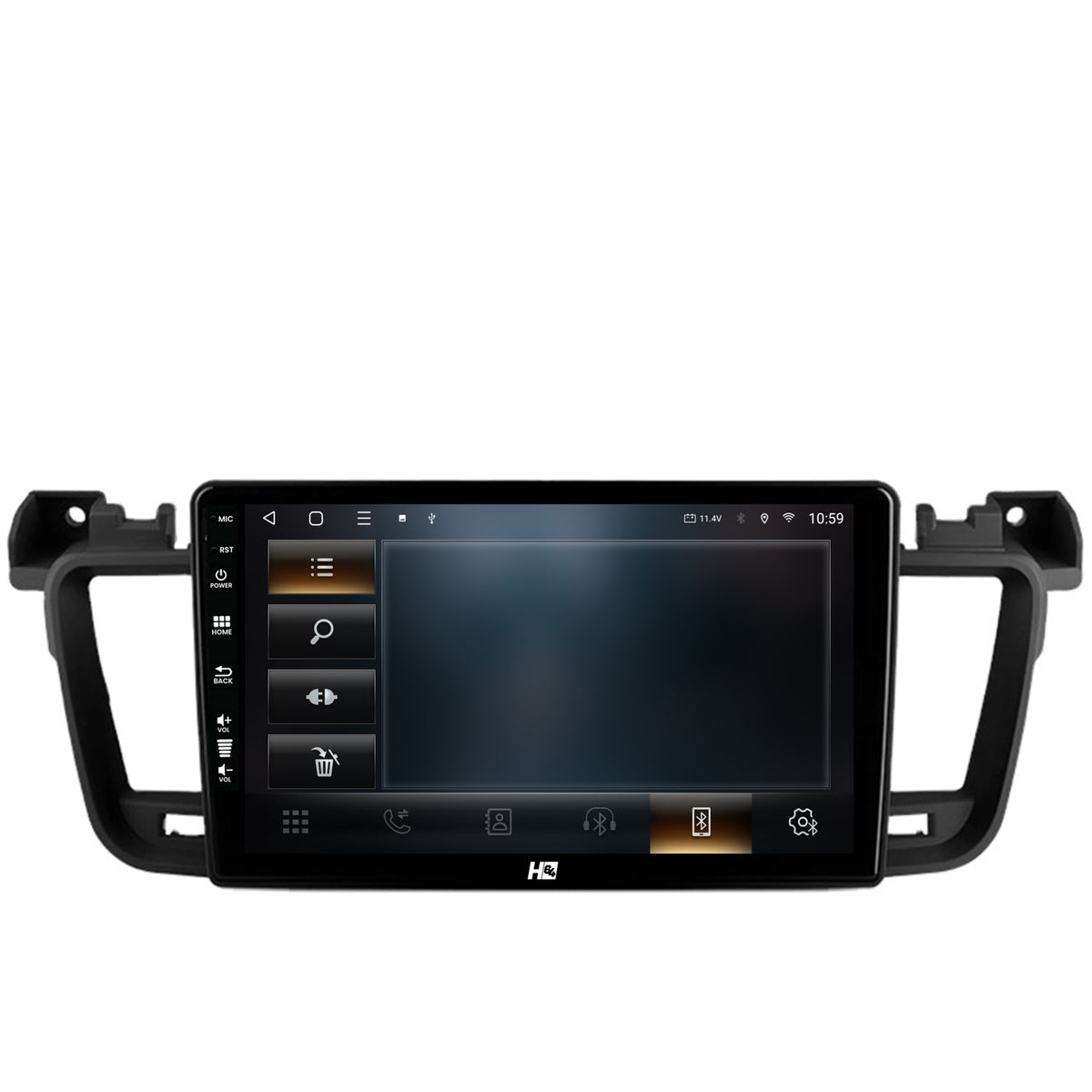 Navigatie HUB64 Peugeot 508 (2010-2018), 2GB RAM, Android, GPS, Wi-FI, Carplay, Android Auto, USB, Bluetooth, Radio, Waze, Touchscreen, 9 inch