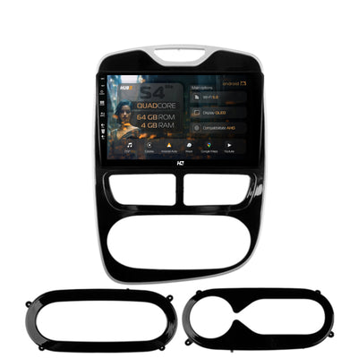 Navigatie HUB64 Renault Clio IV (2012-2016), 4GB RAM, Android, Quadcore, DSP, GPS, Wi-FI, Carplay, Android Auto, USB, Bluetooth, Waze, Touchscreen, 9 Inch