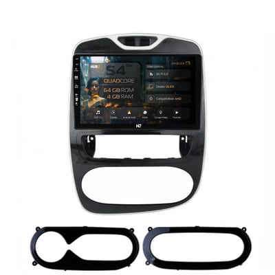 Navigatie HUB64 Renault Clio IV (2016-2019), 4GB RAM, Android, Quadcore, DSP, GPS, Wi-FI, Carplay, Android Auto, USB, Bluetooth, Waze, Touchscreen, 9 Inch