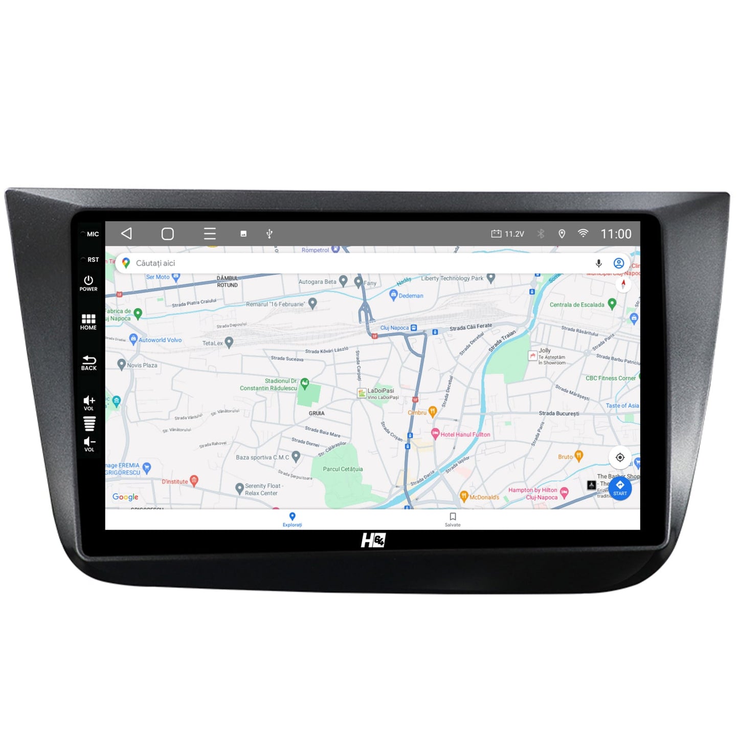Navigatie HUB64 Seat Altea/Toledo (2005-2012), 4GB RAM, Android, Quadcore, DSP, GPS, Wi-FI, Carplay, Android Auto, USB, Bluetooth, Waze, Touchscreen, 9 inch