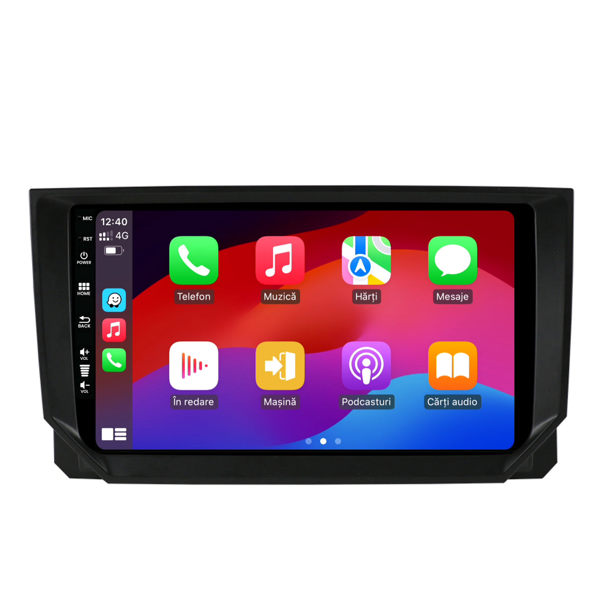 Navigatie HUB64 Seat Ibiza / Arona (2017+), 4GB RAM, Android, Octacore, Slot Sim 4G, DSP, GPS, Wi-FI, Carplay, Android Auto, USB, Bluetooth, Waze, Touchscreen, 9 inch
